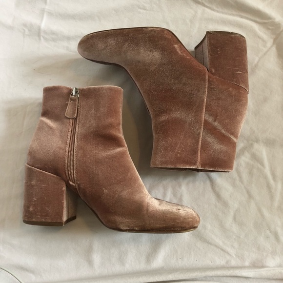 Bershka pink suede boots - Picture 1 of 4